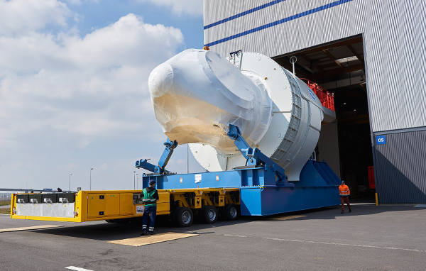 GE's first Haliade nacelles: from a cradle in Saint-Nazaire to the American coast