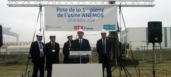 La première pierre Anemos STX